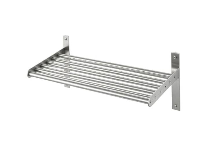 YUE JJXN 304 Edelstahl Schweberegal Wandmontage, Wasserfest Rostfrei Wand Verdickte 3mm Wandregal Platte Glatte Kanten Gebürstet, für Küche Badezimmer Balkon Platz(60cm/23.6in)