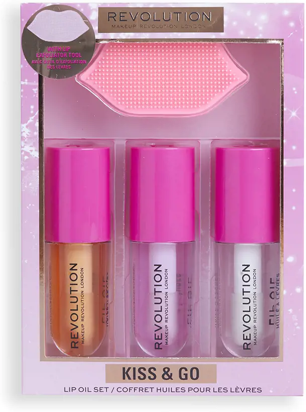 Revolution Beauty London Kiss & Go Lot 4 Pieces