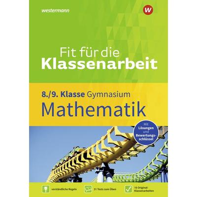Fit für die Klassenarbeit - Gymnasium. Mathematik 8 / 9, Taschenbuch von Vito Tagliente, Westermann Lernwelten GmbH