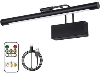Uplift Picks Wireless Rechargeable LED Picture Light With Remote Control black (dimming 40cm)
