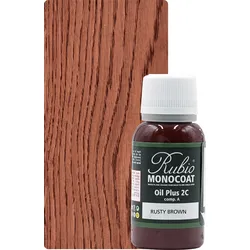 Rubio Monocoat Oil Plus 2C Rusty Brown 20ml (A) - 20ml [0,8m2]
