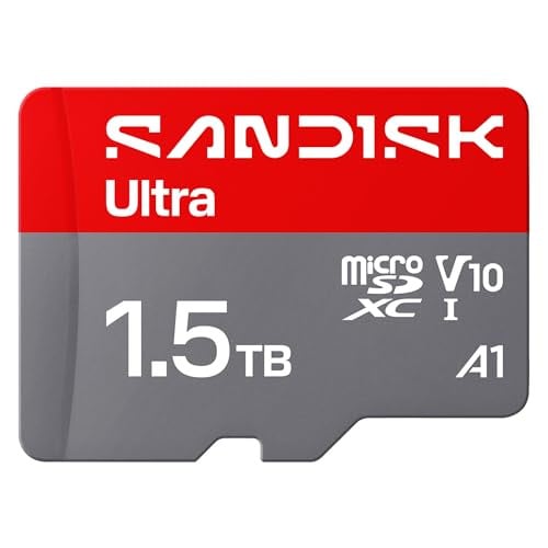 SanDisk Ultra microSDXC UHS-I geheugenkaart met SD-adapter, 1.5 TB