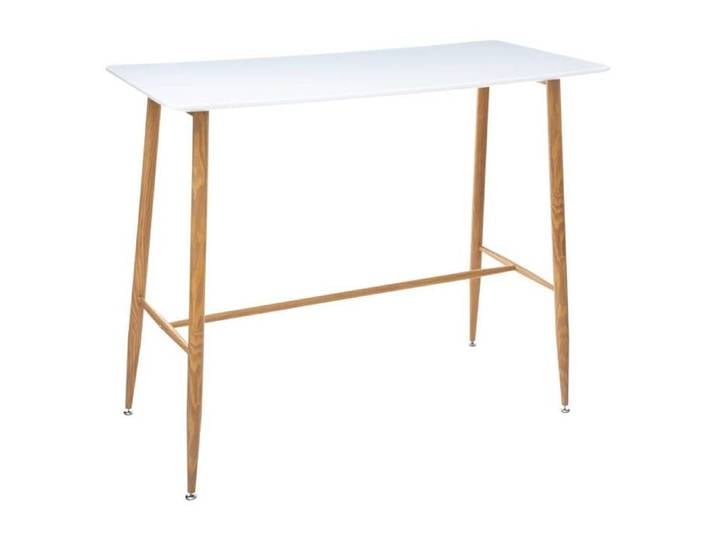 Table à manger bar  Roka  blanc L120cm - Atmosphera Créateur d'intérieur