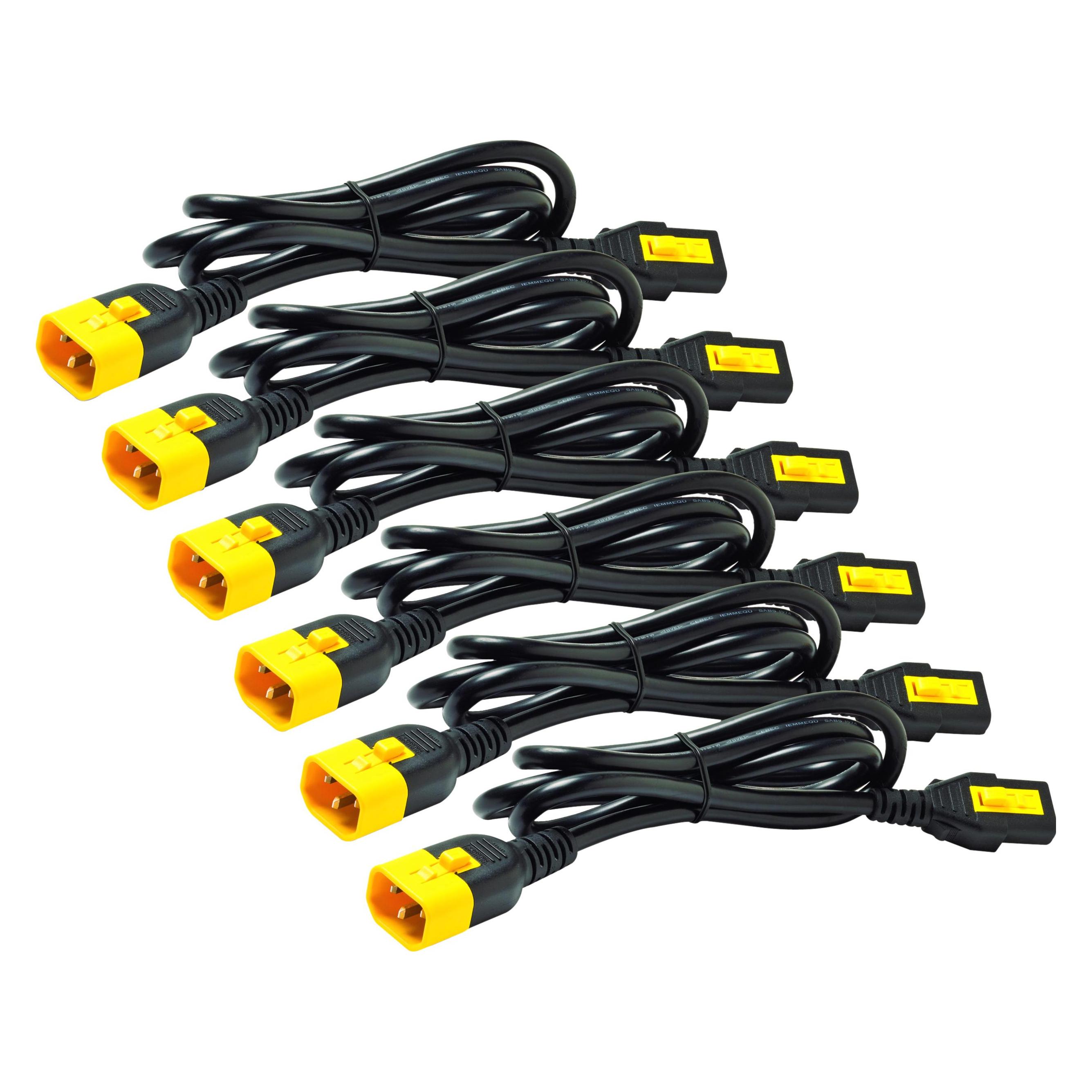 APC Stromkabel-Set verriegelbar, 6 Stück (AP8706S-WW)