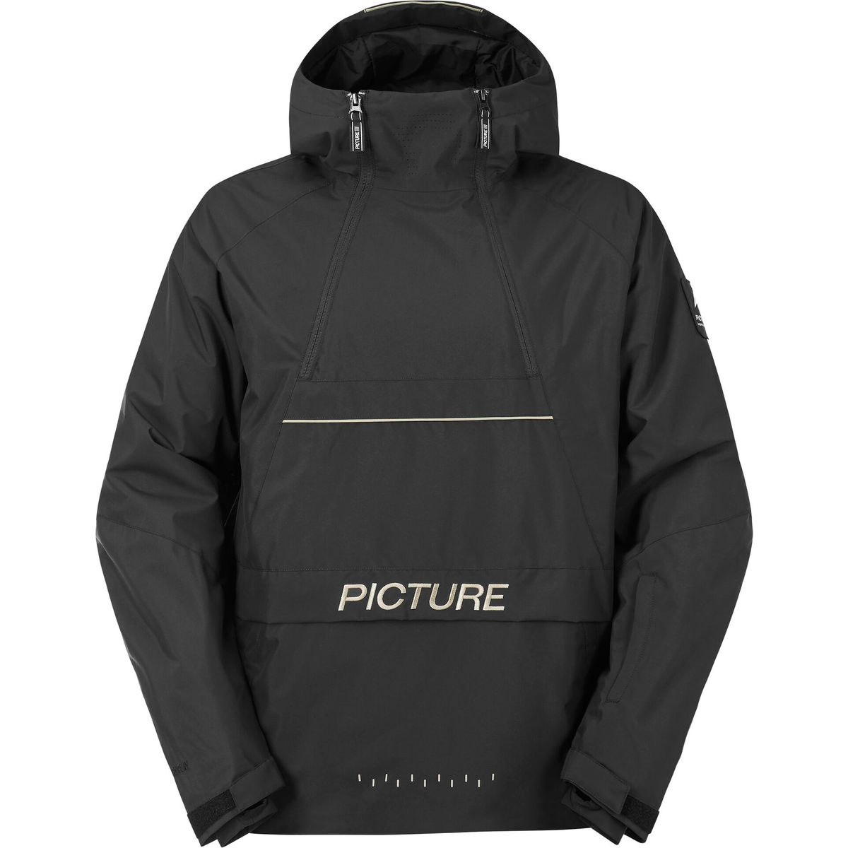 Picture Klyne 1/4 Jacket (A) S MVT0629ABlackS