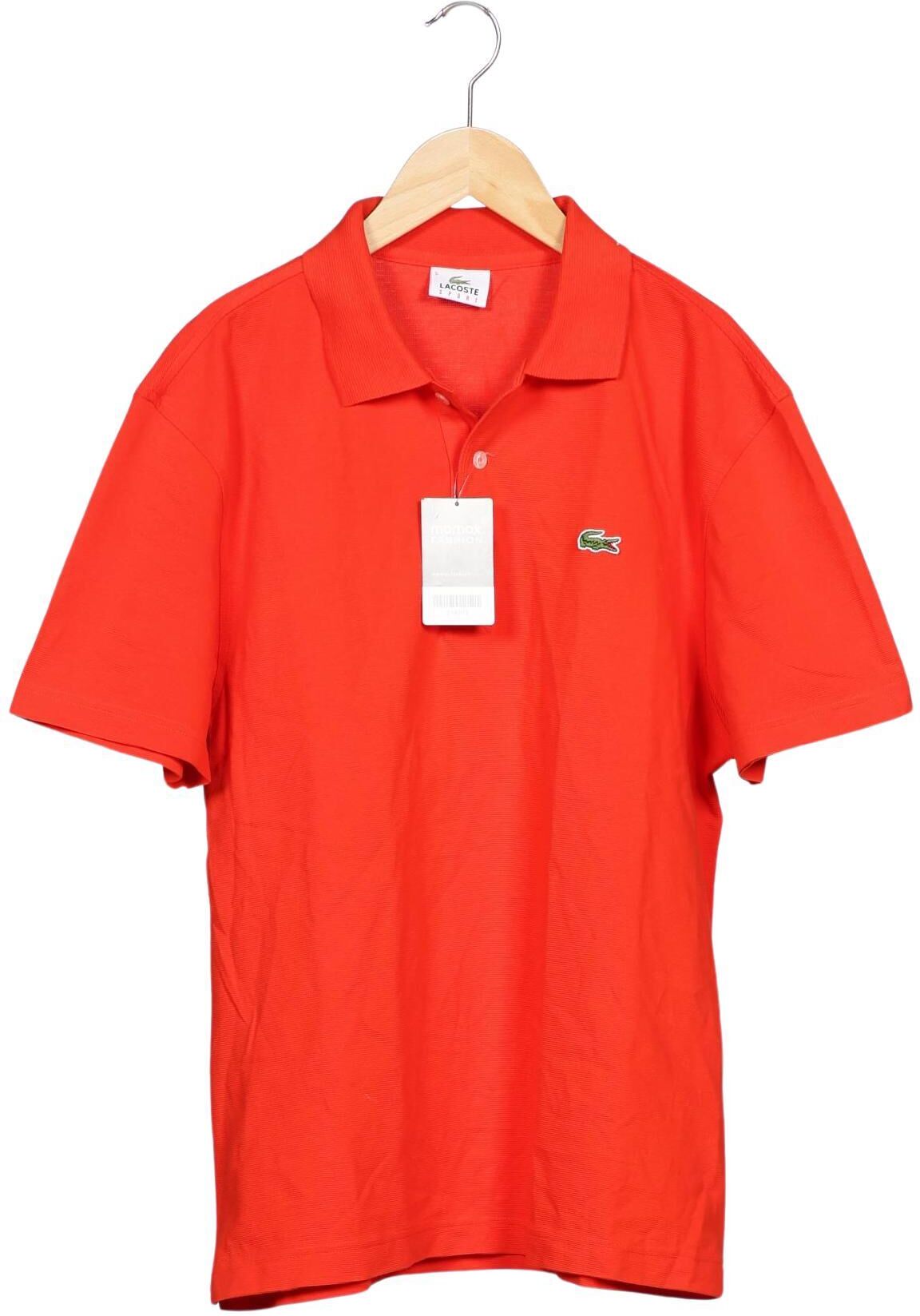 Lacoste Sport Herren Poloshirt, Rot, Gr. L (Lacoste 5), Baumwolle - Second Hand