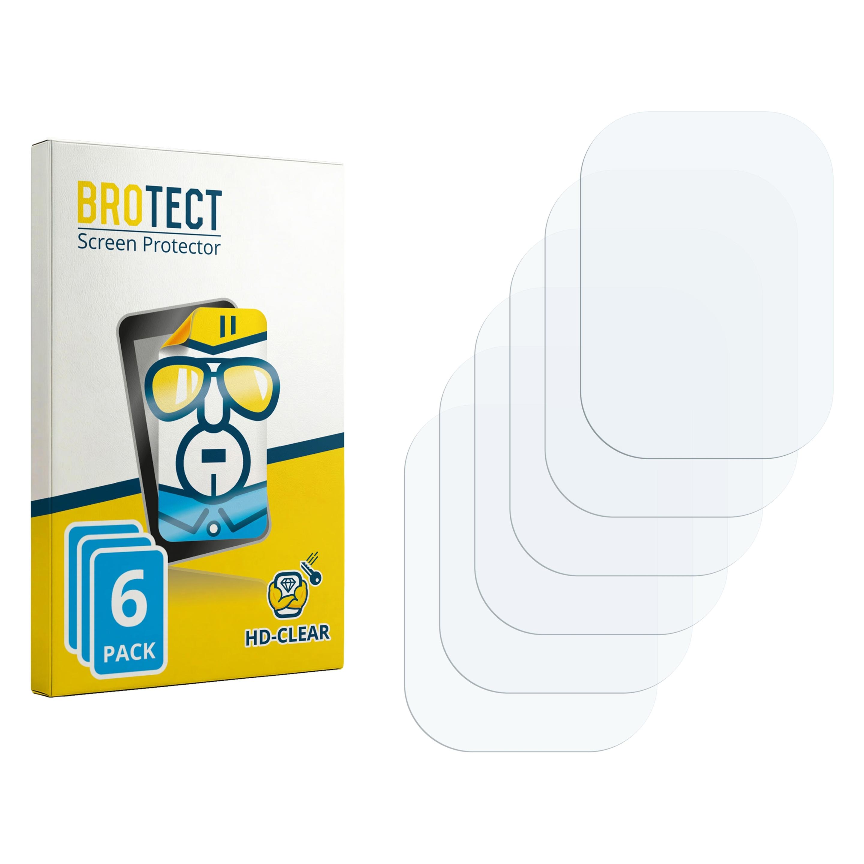 Brotect Schutzfolie für FYROVE Fitnessuhr 1,75" Displayschutz Displayschutzfolie Folie Klar Transparent (4264780)