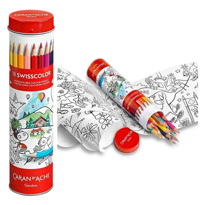 Caran d'Ache Swisscolor Metalldose Farbstifte (18x) (1285.518)