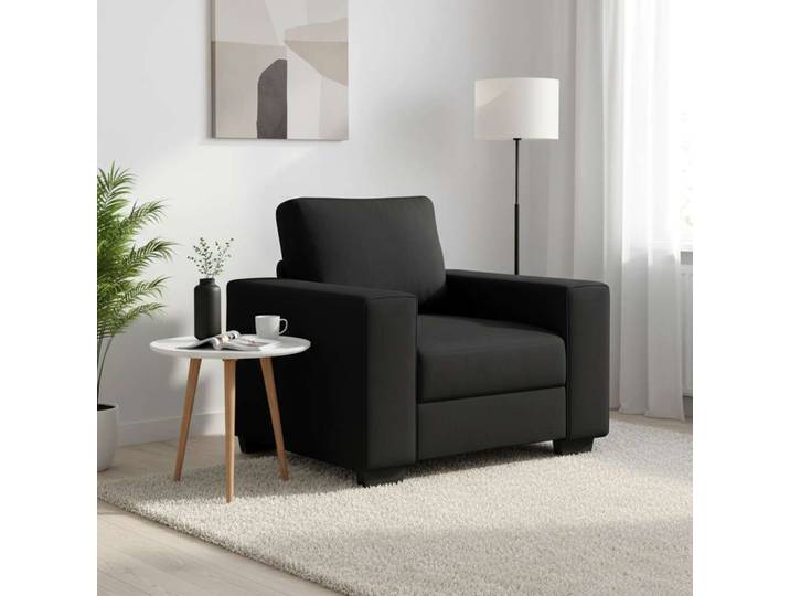 vidaXL Sessel Schwarz 100x77x82 cm Stoff
