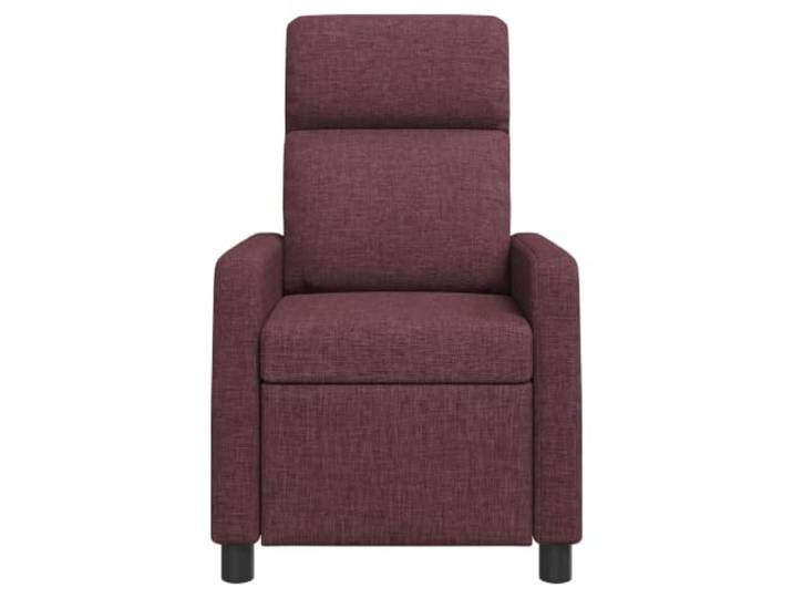 Sessel Recliner Lila aus Polyester, Verstellbar 115-160 Grad Verstellbare Rückenlehne, flache Armlehne, stabiler Rahmen, modernes Design, pflegeleicht