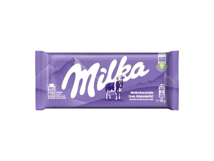 Milka Alpenmelk Chocoladereep - 90 g