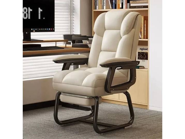 Chaise d'ordinateur nordique, maison, bureau, inclinable, canapé, confort, chambre à coucher, salon, chaise d'étude, pied fixe