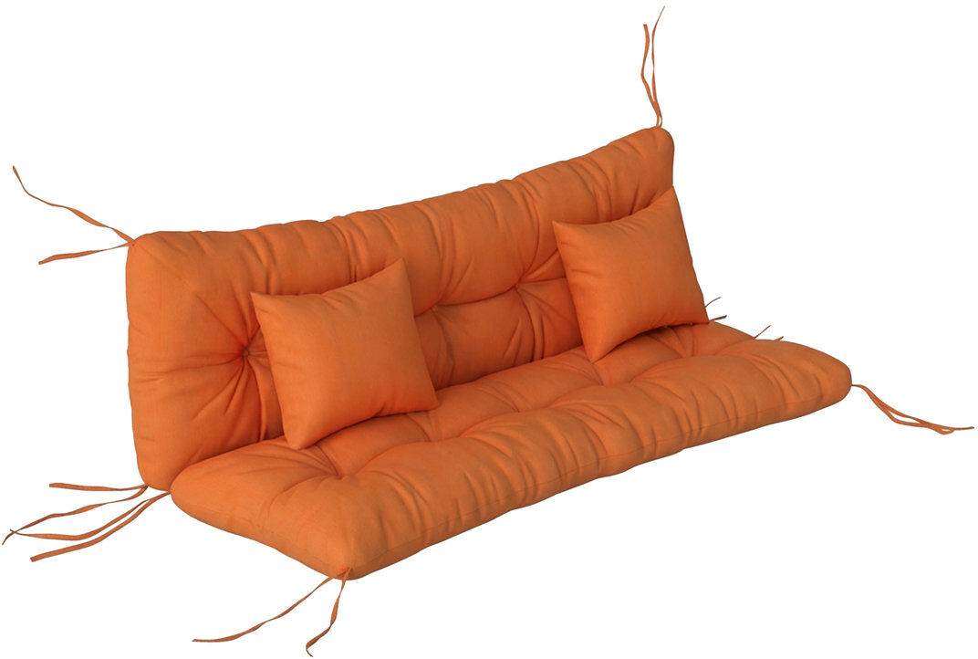 17 Stories Outdoor Seat Cushion Orange 150cm W