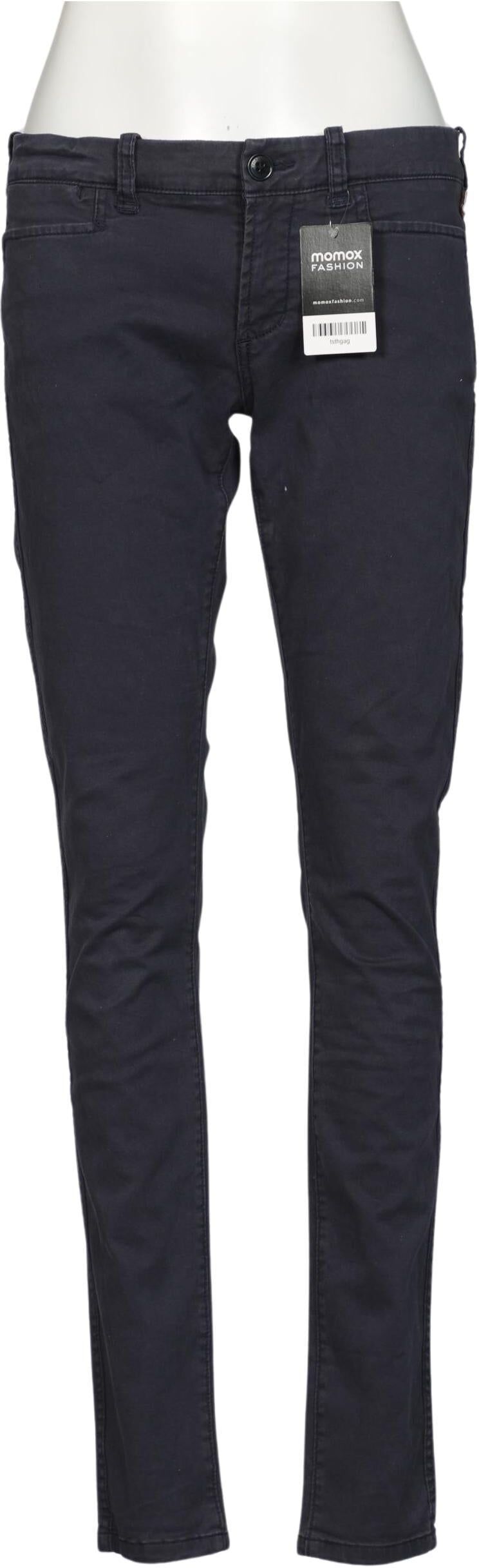 Polo Jeans CO. Damen Stoffhose, Marineblau, Gr. W28, Elasthan / Baumwolle - Second Hand