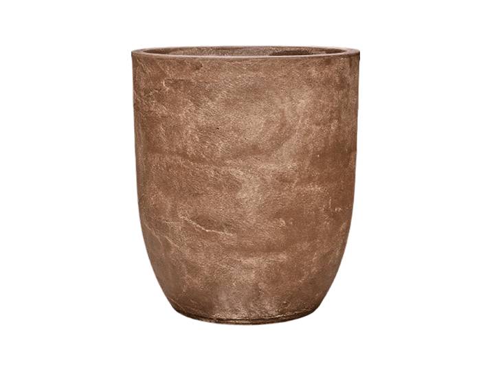 Hochwertiger In- & Outdoor Blumentopf „Alger Partner“, verschiedene Grössen Braun Baq Design