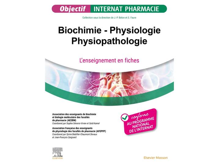 Biochimie - Physiologie - Physiopathologie - L'enseignement en fiches (Broché)