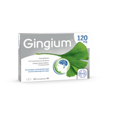 Hexal AG GINGIUM intens 120 mg Filmtabletten 30 st 01635901