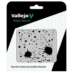 Vallejo Splash & Stains Stencil