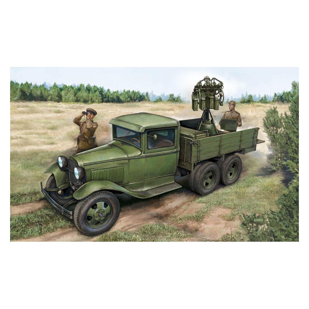 Hobby Boss GAZ-AAA with Quad Maxim AA Gun (84571)