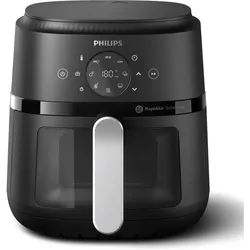 Philips Airfryer NA221/00, Fritteuse, Silber, Schwarz