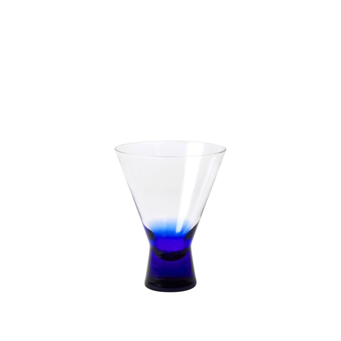 Broste Copenhagen Konus cocktailglazen 20cl blauw set van 6 stuks