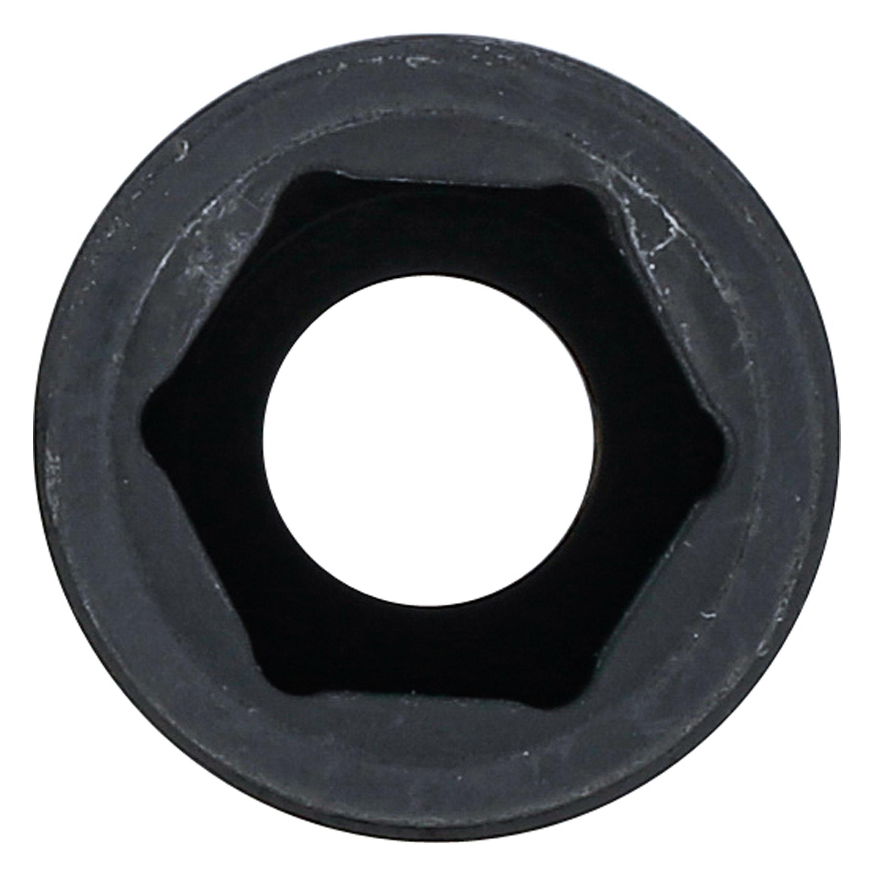 BGS Kraft-Steckschlüssel-Einsatz Sechskant Antrieb Innenvierkant 12,5 mm (1/2") SW 15 mm (15 mm) (5215)
