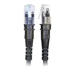 PatchSee Patchkabel ThinPATCH Cat 6A, U/UTP, 0.6 m, Schwarz 10 Stück (U/UTP, CAT6a, 0.60 m), Netzwerkkabel