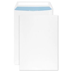 Netuno Versandtaschen weiß, C4, ohne Fenster, haftklebend, aus Papier, 50 Stück