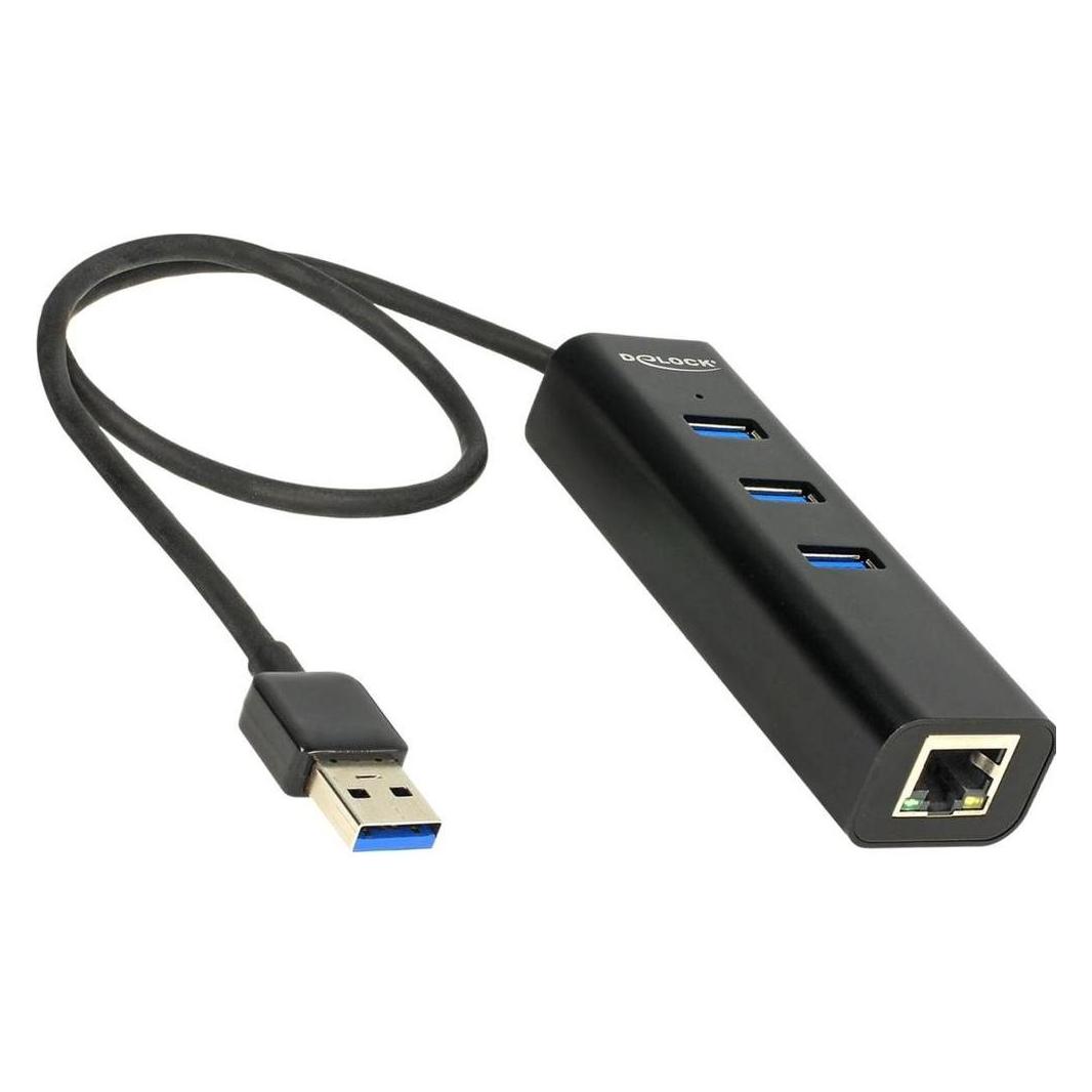 Delock USB 3.0 Hub (USB-A, 4 Ports) (62653)
