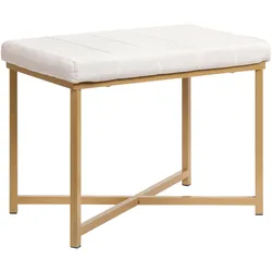 Sitzbank Leo Goldfarben/Beige