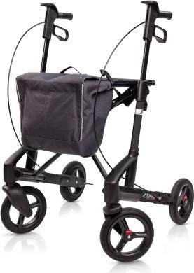 Rollator Troja 5G Black Series M>>>>Farbe: nachtschwarz
