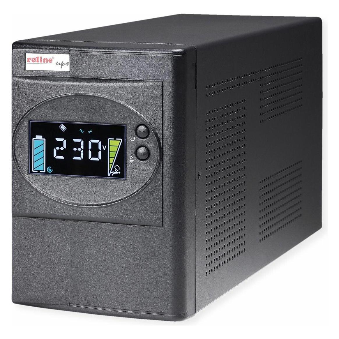 Roline LineSecure III 2000 - Line Interaktive USV (2000 VA, 1600 W, Line-Interaktiv USV) (19.40.1124)