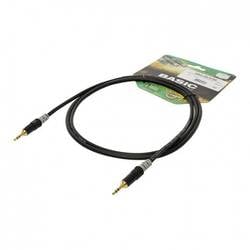 Sommer Cable HBA-3S-0030 Klinke Audio Anschlusskabel [1x Klinkenstecker 3.5 mm - 1x ] 0.30 m Schwarz