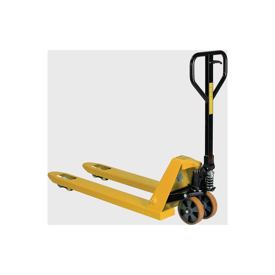 HP Autozubehör Gabelhubwagen Gabel-L. 1150 mm Trgf. 2500 kg Stahl signalgelb, RAL 1003 Polyurethan/Nylon (TAB4100V0LA)