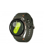 Samsung Galaxy Watch7 44 mm intelligente Uhr mit Sportband Gummi Bandgröße: M/L Anzeige 3,7 cm 1.47" 32 GB NFC Wi-Fi Bluetooth 33.8 g grün EU-Version (SM-L310NZGAEUB)