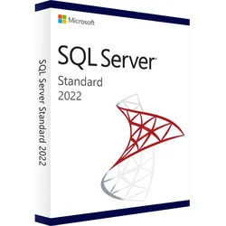 Microsoft SQL Server 2022 Standard | 24 Core Lizenz | Core-basierte Datenbankplattform für Unternehmen