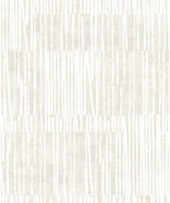 Seabrook Designs Serapha Lines Non-Woven Unpasted Wallpaper