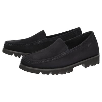 Slipper SIOUX "Cortizia-729-H", Damen, Gr. 39.5 (UK 6), blau (dunkelblau), Schuhe Slipper