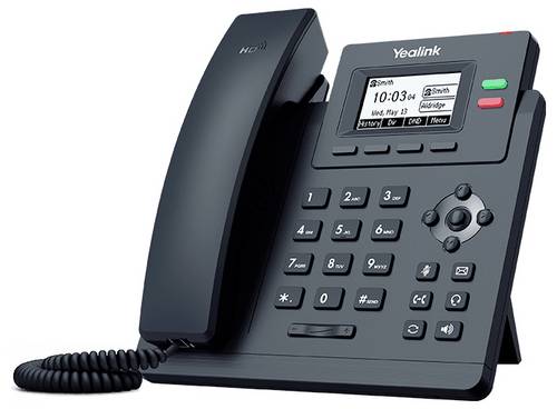 Yealink SIP-T31P Systemtelefon,VoIP Monochromes Display Grau
