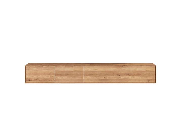 Linea Natura Lowboard, Wildeiche, Holz, Wildeiche, massiv, 200x31x40 cm, Holzmöbel, Kleinmöbel Holz, Holzkommoden, Lowboards Holz
