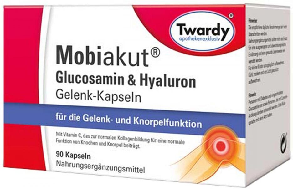 Twardy Mobiakut Glucosamin & Hyaluron Gelenk-Kapseln