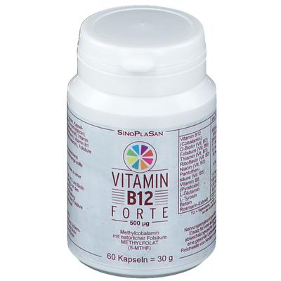 Vitamin B12 Forte 500 µg Methylcobalamin Kapseln 60 St