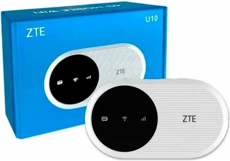 Zte U10 Router Móvil Lte 4g Wifi6 Sim Blanco Talla Única Unisex
