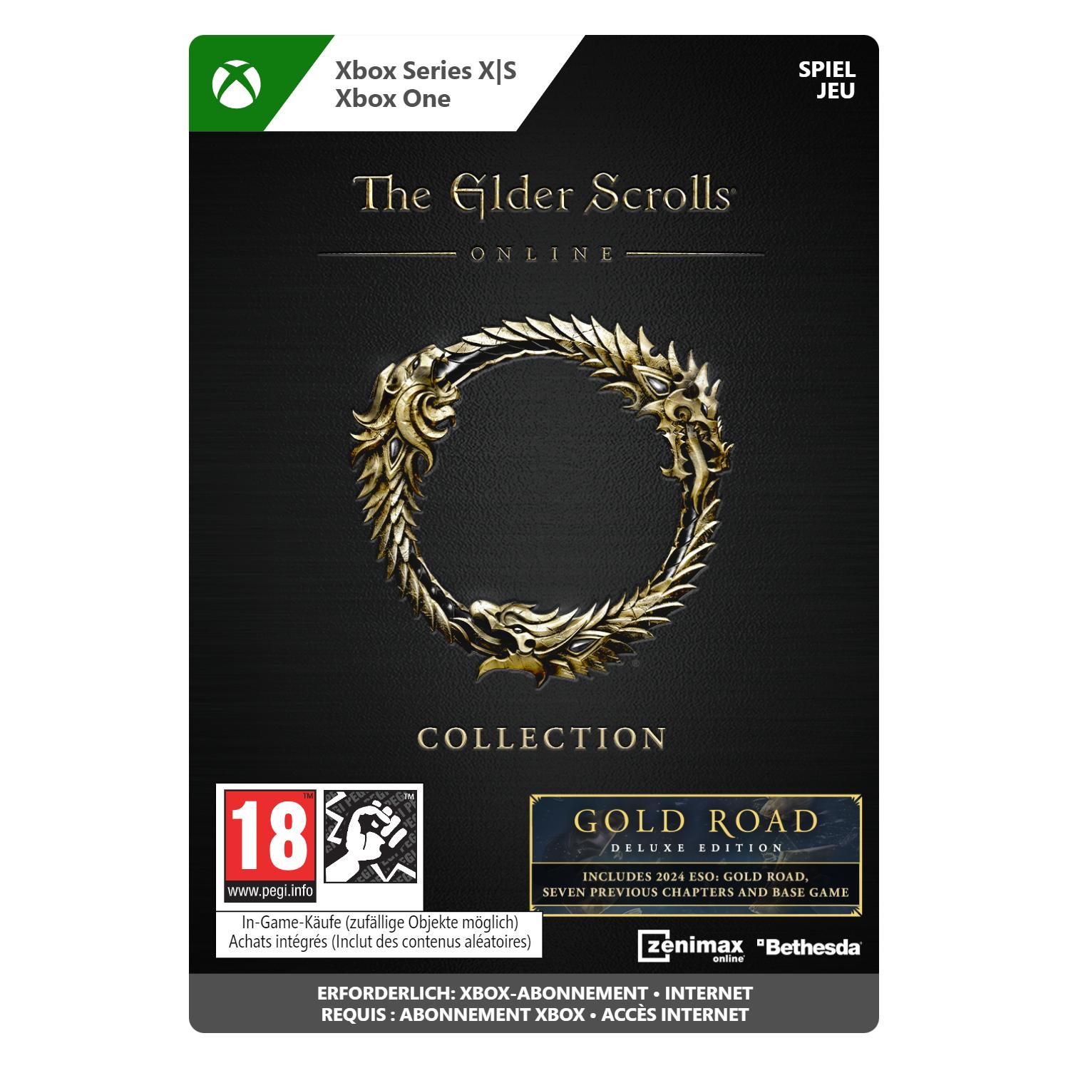 Microsoft Xbox The Elder Scrolls Online Deluxe Collection: Gold Road Download Code (Xbox One S, Xbox One X, Xbox Series S, Xbox Series X) (G7Q-00323)