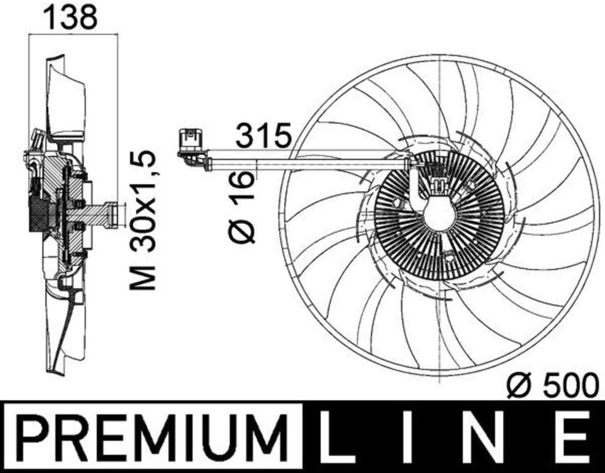 Gebläse MAHLE CFF 471 000P