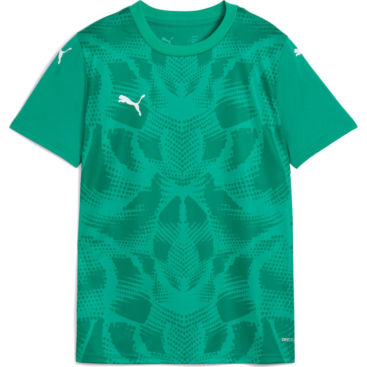 Puma Teamultimate Jersey Jr sport green-puma white (05) 128 706282-05-128