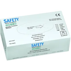 NITRAS Einmalhandschuhe Gr. 7/S ungepudert Latex Rollrand Box a 100 Stück