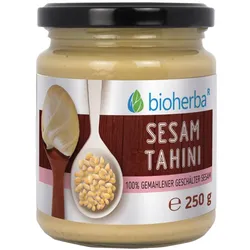 Sesam Tahini 100% gemahlener geschälter Sesam 250 g