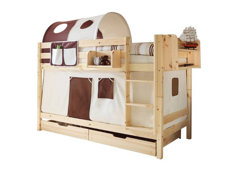 Ticaa Etagenbett Etagenbett Marcel Kiefer Natur Classic
