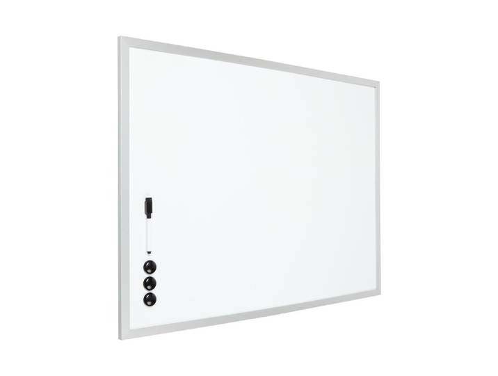 Magnetboard 60x80 weiss silber